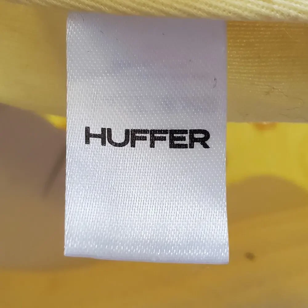 Huffer Embroidered‎ Shrooms Ace Cap Medium Yellow Hippie Summer Outdoor